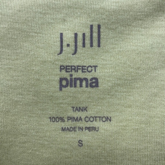 J. Jill Yellow Sleeveless Top Tank Top - Picture 5 of 7